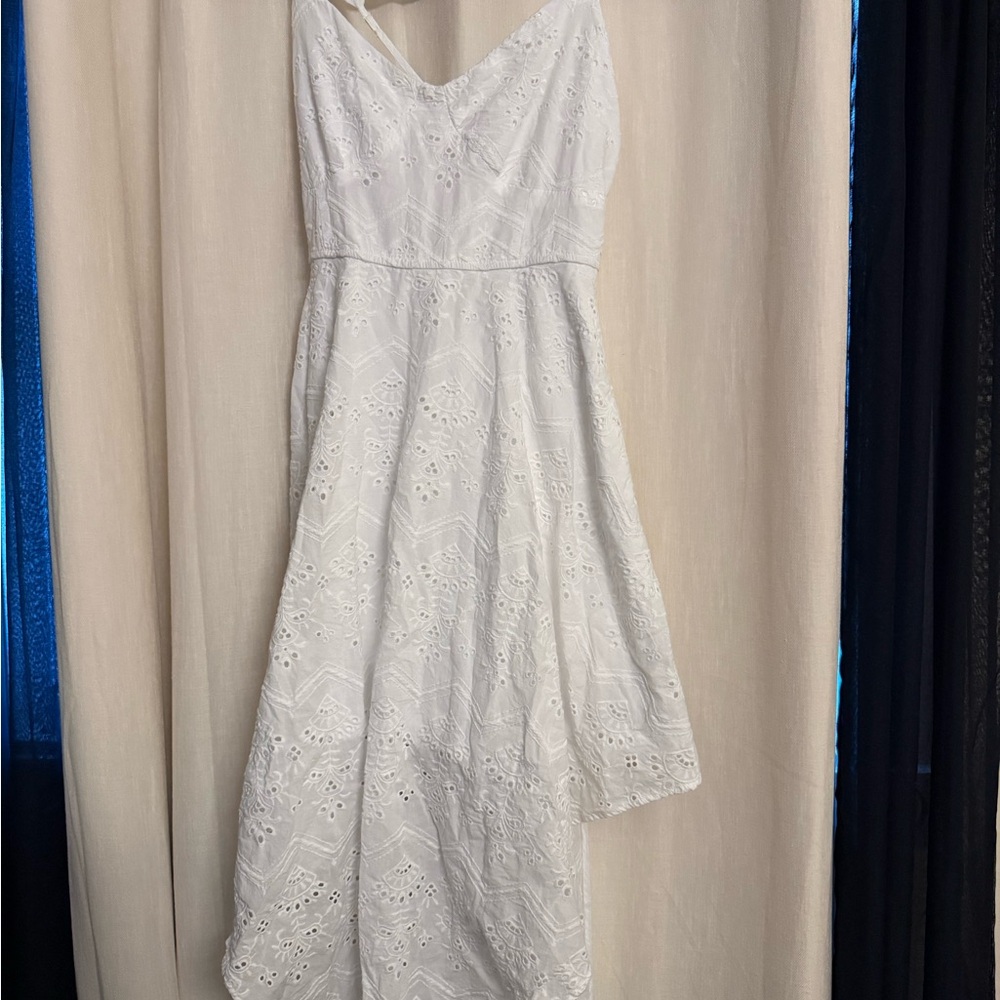 Francesca's Collections Asymmetrical White Dress